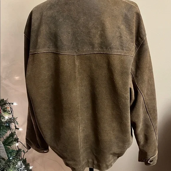 Brown Suede Jacket from Britches company, Georgetown, DC. Vintage man jacket M